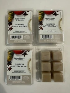NEW!Better Homes & Gardens PUMPKIN BUTTERCREAM Scented Wax Cubes 2.5 Oz. (x4) - Picture 1 of 1