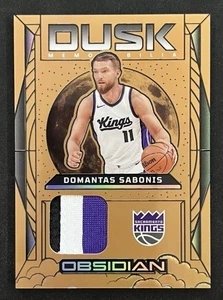 2024-25 Panini Obsidian Domantas Sabonis Game Used Tri Colour Kings /60 - Picture 1 of 2