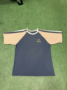 Vintage 90s Funky Menace Shirt Mens Size Medium Skateboarding Embroidered Grunge - Picture 1 of 13
