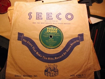 Latin TRIO LOS PANCHOS Juancito Lopez BANDONEON Epinita Porro/ Nunca SEECO 7496 - Image 1 of 3