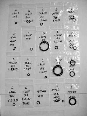 FX Bobcat MKII O-Ring Kit / R&S 2.5-30BFX / Individual Marked / NBR,PUR Mat. - Image 1 of 3