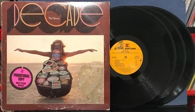 NEIL YOUNG DECADE~1977 REPRISE PROMO COPY 3-LP~CRAZY HORSE~BUFFALO SPRINGFIELD - Image 1 of 3