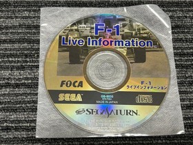 Sega Saturn software F 1 Live Information SEGA SATURN SS software only