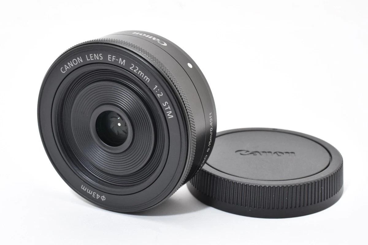 ✨超美品✨超軽量✨Canon EF-M 22mm ブラック　376-3 Canon EF-M 22mm Camera Lenses for sale - eBay