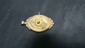 Da. Biedermeier Collier Anhänger-als Brosche verwendbar, 1840 JH.SCHAUMGOLD,  - Bild 1 von 2