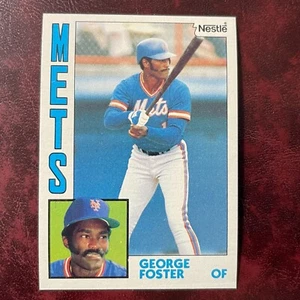 1984 Topps NESTLE Set GEORGE FOSTER Parallel #350 N.Y. METS ** MINT ** - Picture 1 of 1