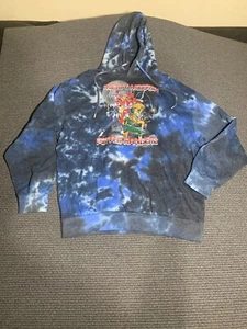 Vintage 2000 Power Rangers Unisex Gr. XL Blue Tye Dye Kapuzenpullover - Bild 1 von 13