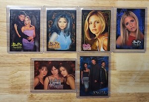 2000 Inkworks Buffy the Vampire Slayer, Charmed, & Angel Promo Trading Cards