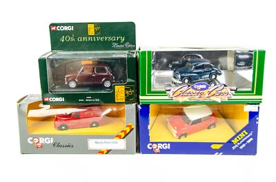 Corgi Classic Cars Lot Mini 30/40th Anniversary Morris Minor Van Royal Mail 1000 - Image 1 of 4