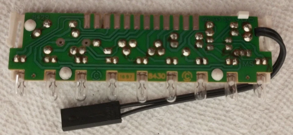 Placa de iluminación conductora de indicación de engranajes - se adapta a BMW 528e/535i/635CSi/735i, 82-89 Foto 1 de 1