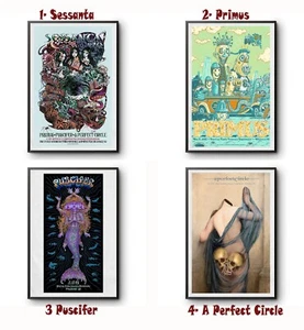 NEW! Sessanta V2.0, Primus, Puscifer in Milwaukee WI  May 31 2025 Tour Poster - Picture 1 of 7