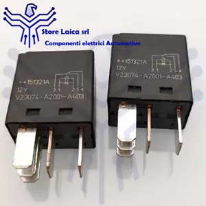 12V 20A 30A 5-Pin Contacts Micro Relay Mini Relay TE Connectivity SPDT 1pc - Picture 1 of 11