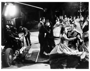 GONE WITH THE WIND great 8x10 on set still of dance scene -- a470 - Picture 1 of 1