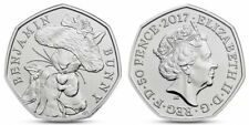 Great Britain Uk 50 Pence 50p Commemorative Coin 2017 Benjamin Bunny Unc