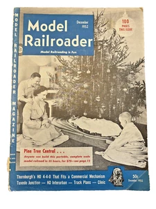 Model Railroader Dec 1952 Vol. 19 No. 12 Trains Hobbies Mancave Vintage Magazine - Picture 1 of 14