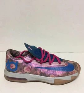 Nike KD 6 GS “Aunt Pearl” Size 6Y Light Artic Pink 599477 602 Basketball Shoes - Picture 1 of 8