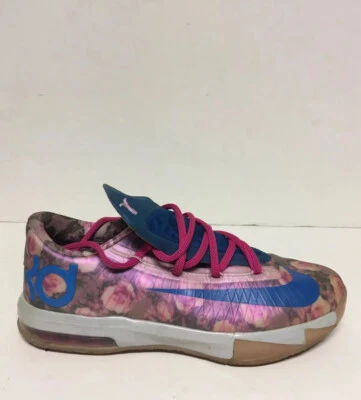 Nike KD 6 GS “Aunt Pearl” Size 6Y Light Artic Pink 599477 602 Basketball Shoes - Image 1 of 4