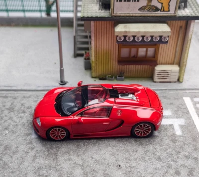 Mortal 1:64 Red Veyron SS Super Racing Sports Model Diecast Metal Car - Image 1 of 4