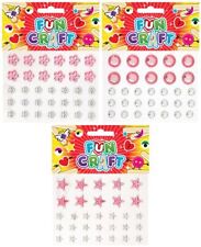 6 Jewel Sticker sheets! Craft! Children! Party bag toys! Fund raising!