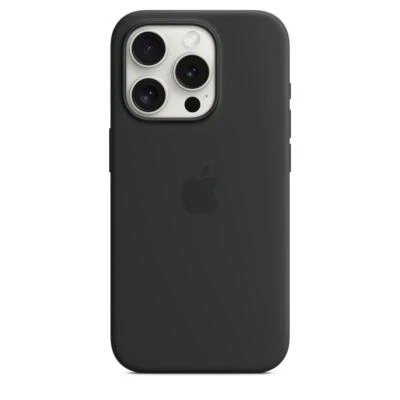 Custodia In Silicone Apple iPhone 15 Pro Ufficiale - Nera - Nuova - Bild 1 von 4