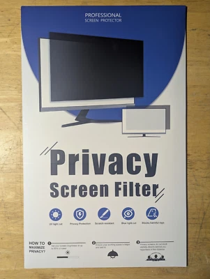 [2 Pack] 23 Inch Laptop/Desktop Privacy Filter for Computer Monitor New Opened - Image 1 of 4
