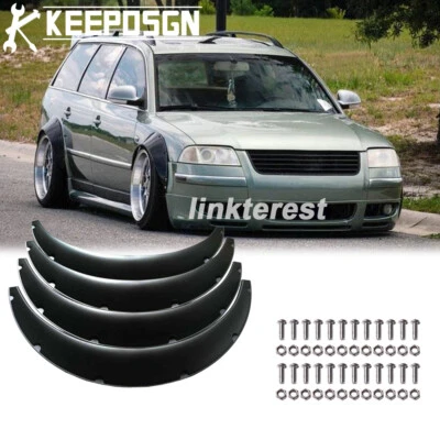 For VW Volkswagen Passat Fender Flares Body Kits Wide Extra Wheel Cover Protect - Image 1 of 4