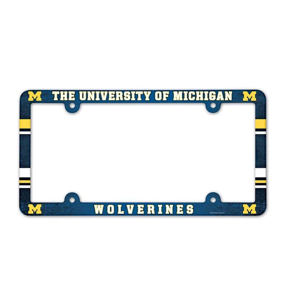 Michigan Wolverines Plastic License Plate Frame - Image 1 of 1