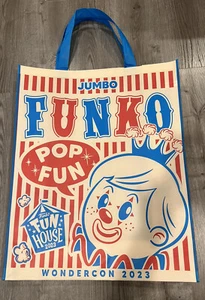 2023 WONDERCON CON ESCLUSIVA CIRCUS FREDDY FUNKO POP FUNHOUSE JUMBO BAG - Foto 1 di 2