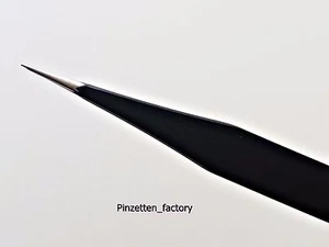 ESD Pinzette, Antimagnetische Spitzen, Antistatisch, Mattpoliert, NEU/Schwarz/AA - Bild 1 von 5