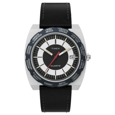 Timex World Time 1972 Reissue Classic 39mm Vintage Inspired Watch TW2V69500 - image 1 of 4