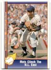 1991 PACIFIC TRADING CARDS METS CLINCH THE NL EAST - NOLAN RYAN NEW YORK METS