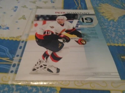 PETR SCHASTLIVY   POSTER COLOR    8 x 11 INCHES OTTAWA SENATORS - Image 1 of 2