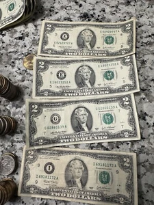 $2 Two Dollar Bill - 2003 Series A - Picture 1 of 3