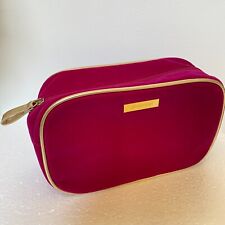 Cle De Peau Beaute Velvet w/Metallic Gold Color edge and bottom Cosmetic Bag New