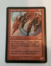1x Legions Magma Sliver Mtg Magic LP x1