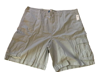 Pantalones Cortos Para Hombre Old Navy Carga Pierna Recta, Gris Elástico Talla 52 Nuevos con Etiquetas Foto 1 de 2