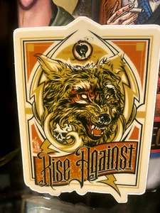Rise Against Appeal To Reason RARE promo sticker 4 INCH VINYL MATTE - Picture 1 of 1