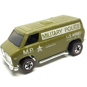 Hot Wheels Redline Khaki Kooler Military Police 1974/76 Olive Made In Hong Kong - Picture 1 of 10