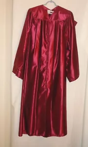 Burgunderrotes Abschlusskleid Chor Gewand Halloween Kostüm Medium 5' 6" - 5' 8" weinrot - Bild 1 von 8