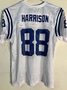 Reebok Women's NFL Jersey Indianapolis Colts Marvin Harrison White sz M - Picture 1 of 2