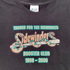 1970-2008 Tucson Toros Tucson Sidewinders AAA Booster Club T-Shirt Size 3XL