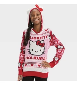 hello kitty Girls hoodie Sweater Size XL 12/14 - Picture 1 of 8