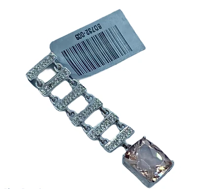 Morganite Diamond 9K White Gold Pendant 3.35 Carats Foto 1 de 4