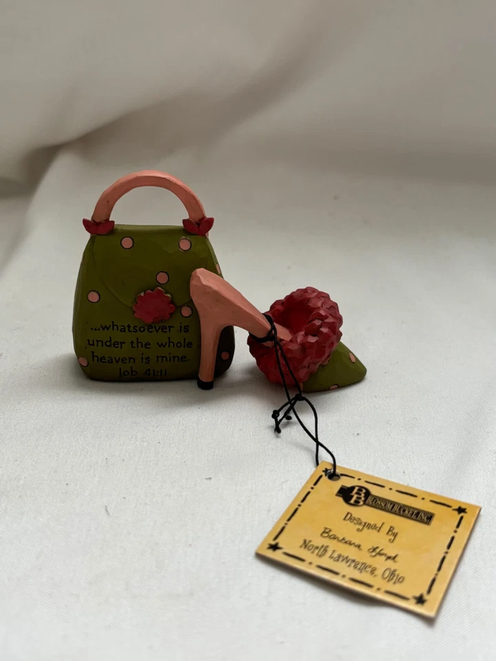 Blossom ведро фигурка B. Lloyd 2 1/4 «x 3 1/2» 2010 сумочка и обувь с ярлыком - Изображение 1 из 4