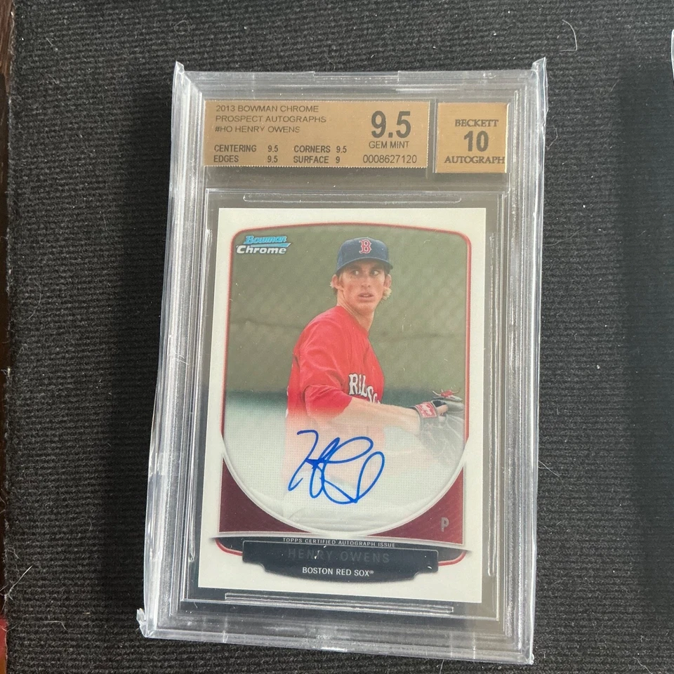 Bowman Chrome 2013 - Prospects autógrafos Henry Owens #BCA-HO BGS 9,5 (d) Foto 1 de 1