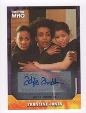 2017 Doctor Who Signature Series autograph Adjoa Andoh purple 10/10