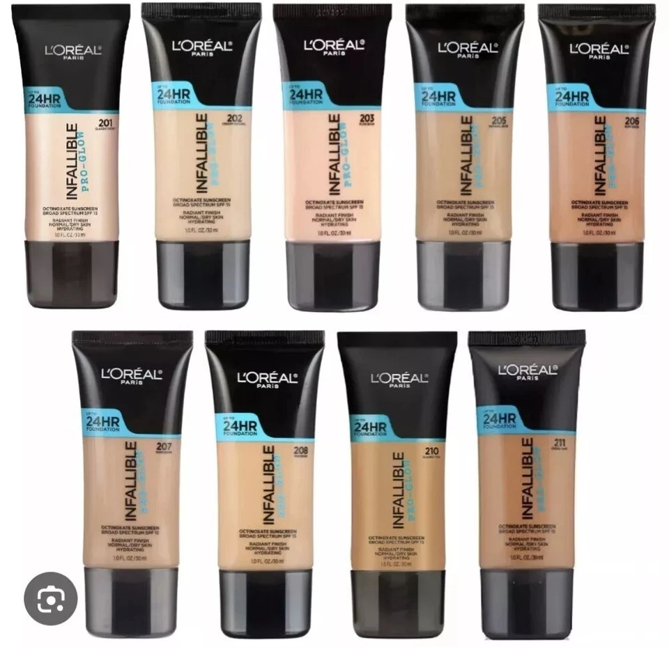 L'Oreal Makeup Infallible Up to 24HR Pro-Glow Foundation *Read description* - Image 1 of 1