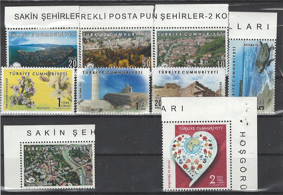 turkey stamps SMALL LOT 2020-2025 - Image 1 of 1