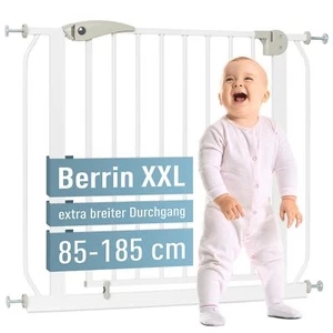 Treppengitter Türschutzgitter Absperrgitter Sicherheit Berrin XXL ib style - Bild 1 von 12