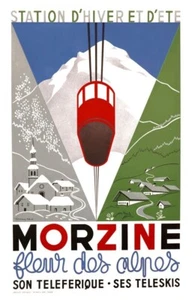 Morzine, Vintage Sophie, Wall Art Print Poster 14" x 11"  1960 - Picture 1 of 1